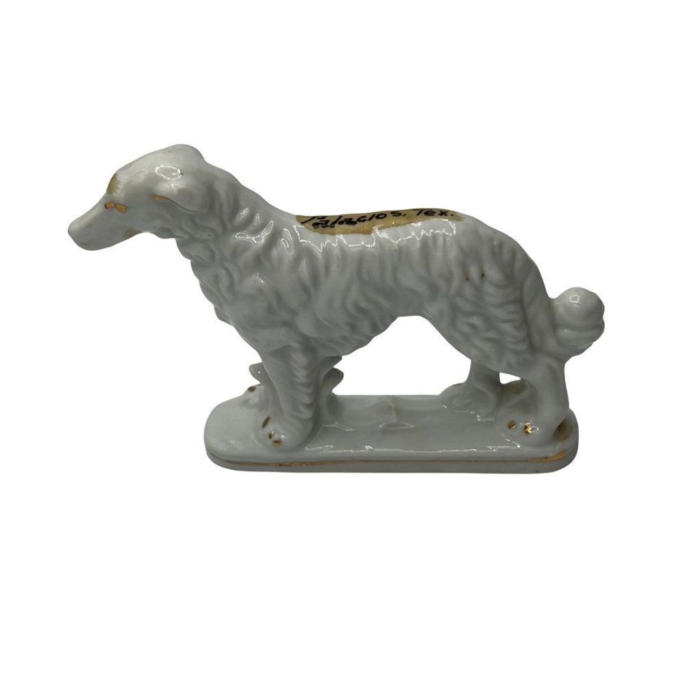 Vintage Japanese Greyhound Figurine Porcelain